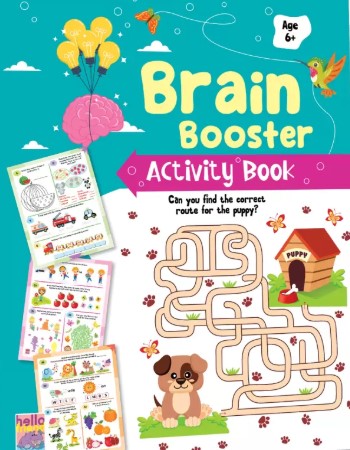 Brain Booster Activity Book for Kids Age 6+